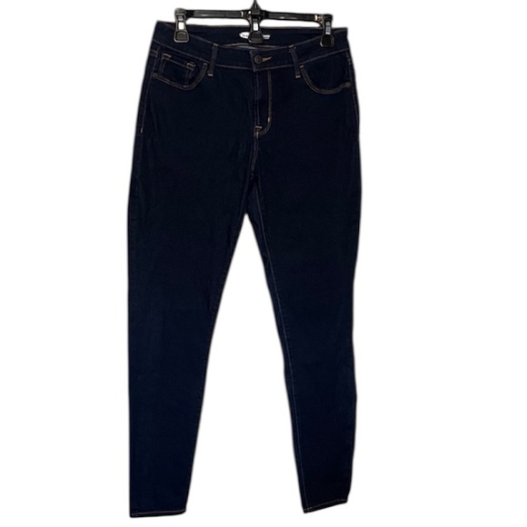 Old Navy Denim - Old Navy Rockstar Super Skinny Women's Deep Indigo Jeans, midrise